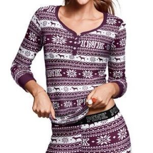 •PINK Two Piece Pajamas•